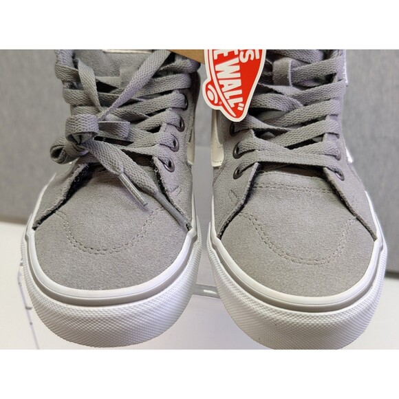 Vans Filmore High Top Women's Size 6 Skate Shoes Gray White Vansguard Sherpa - Picture 2 of 10